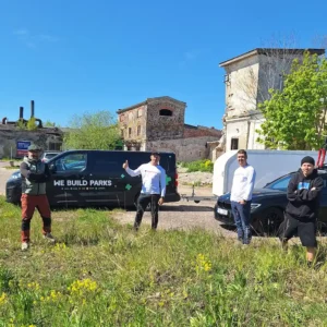 Viscosa pumptrack rada on ehitatud Velosolution poolt