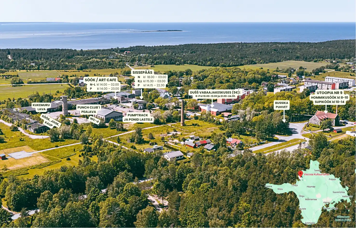 Võnge festival Viscosa Kultuuritehases kuhu minna Hiiumaal